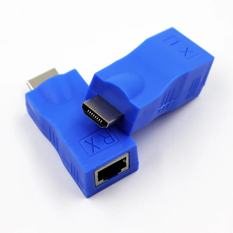 

1/3/5 Pair RJ45 4K HDMI-compatible Extender Extension Up to 30m Over CAT5e Cat6 Network Ethernet LAN for HDMI HDPC DVD PS3 STB