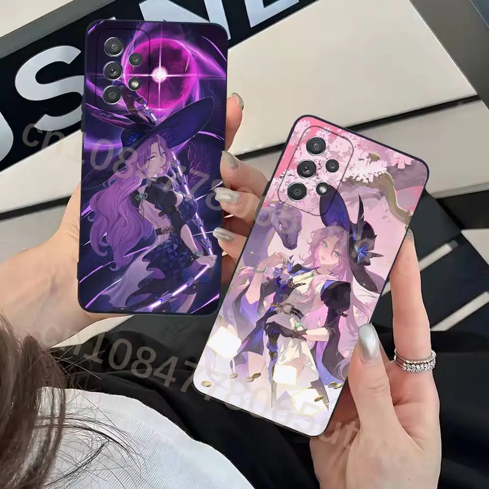 Honkai Star Rail Jade Phone Case For Samsung Galaxy A13,21s,22,31,32,52,53,71,80,A91 Soft Black Shell