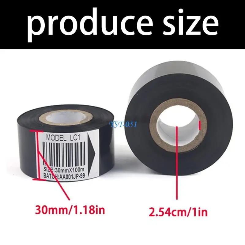 E15A Industrial Printer Ribbon With Strong Adhesion For HP241,241B,241S,TJ08 Device