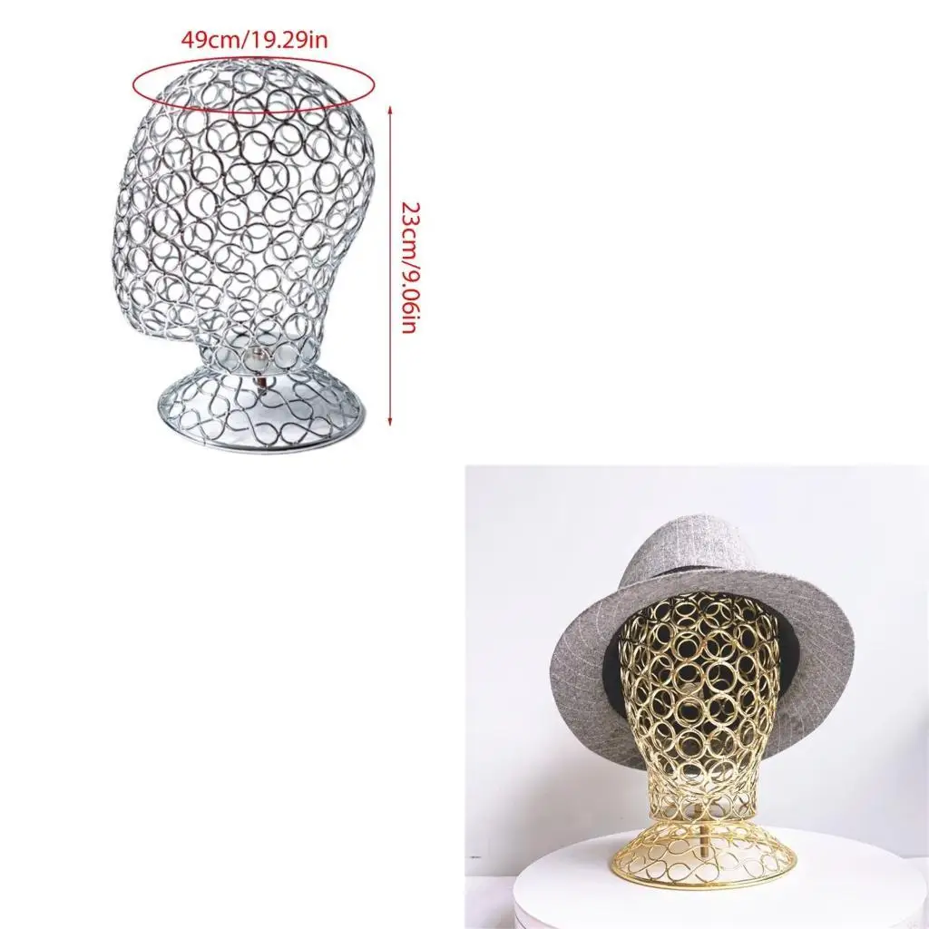 

Металлическая голова манекена, подставка для парика, подставка для головного убора, железная текстура для париков