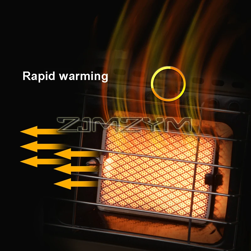 Dual-purpose Cooking Heater Energy-saving Camping Cooking Gas Stove Strong Fire Infrared Radiation Tent Heater Survive Equipment