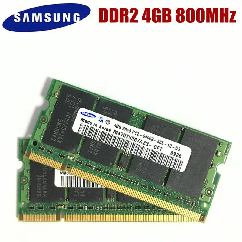 Go! Samsung Laptop memory 4GB PC2-6400S 5300S DDR2 800 667 MHz Notebook RAM 4G 800 667 5300S 6400S 4G 200-pin SO-DIMM