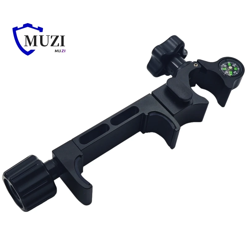 New Upgrade Corrosion Resistant GNSS GPS Pole Clamp With Compass &Open Data Collector Cradle Pole Holder Mount Instrument Part