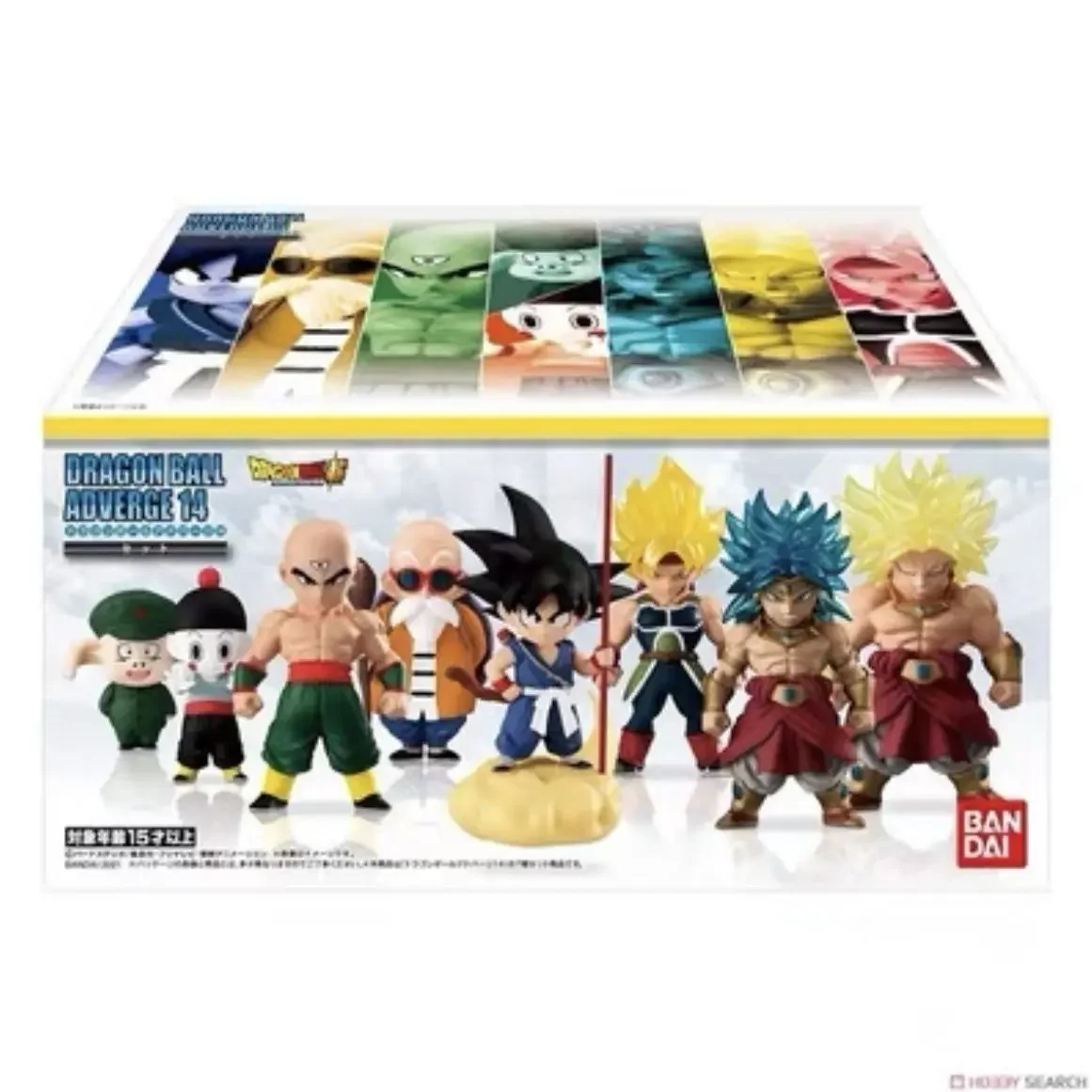 Bandai Anime Gacha Shokugan DRAGON BALL ADVERG 14 Burdock Broli Master Roshi Uron Son Goku  Action Figure Toy for Kid Model Gift