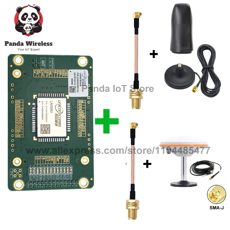

EM980 EM980D4 RTK GPS ГЛОНАСС Galileo QZSS GIS с комплектами антенн GNSS Идеально подходит для проектов DIY Ремонт садовой мастерской M2M