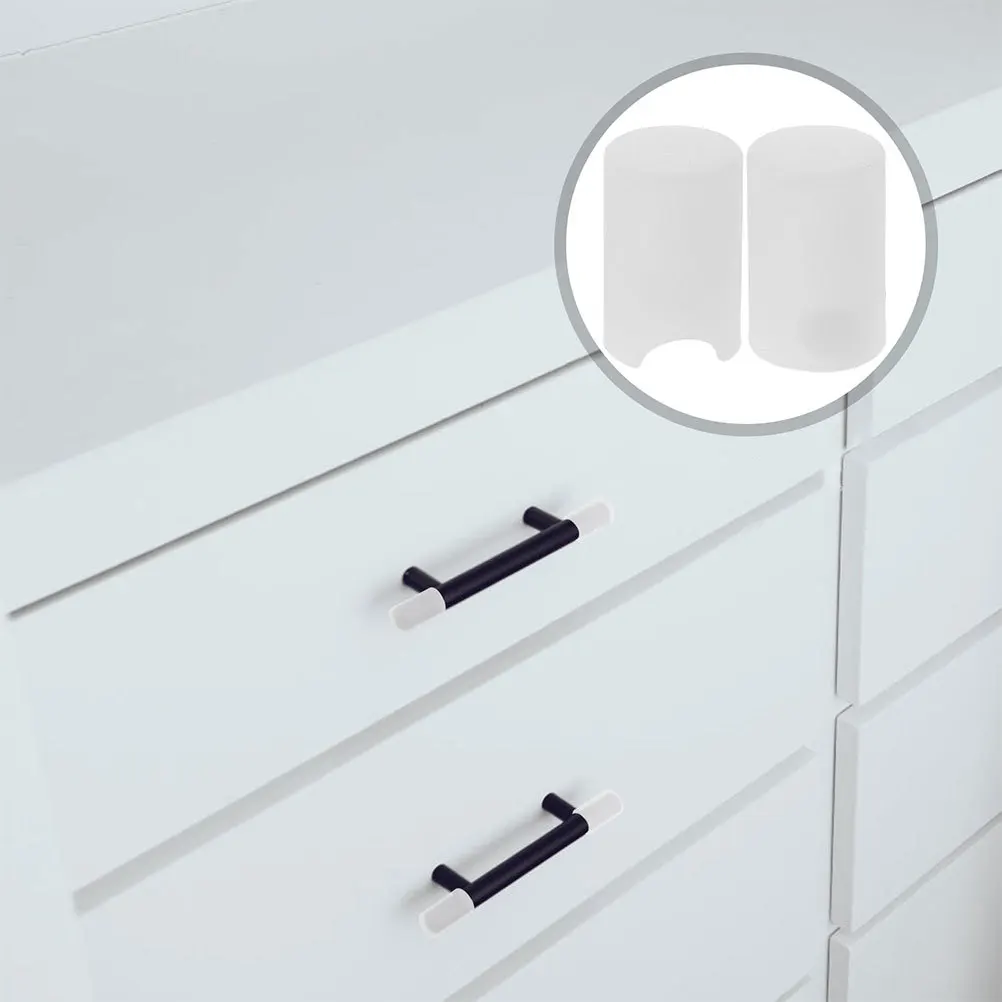 

12Pcs Silicone Corner Bumpers Round Cabinet Door Protectors Baby Safety Childproof Furniture Edge Guards Car Door Bumper Guards