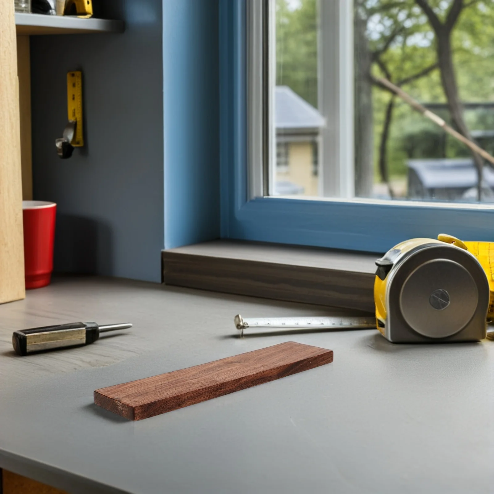 

4pcs Walnut Wood Planks 7.8" .9"X0.4" Unfinished Solid Hardwood Board For Woodworking Crafts Carving Whittling Projects Wood