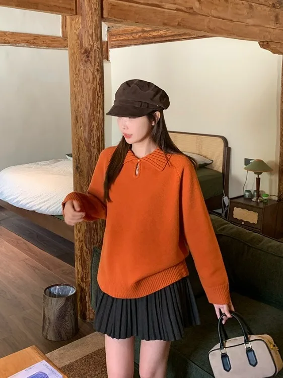 

Женский трикотажный топ больших размеров с длинным рукавом, ажурный, повседневный, базовый, для осени, новинка, стройнящий эффект