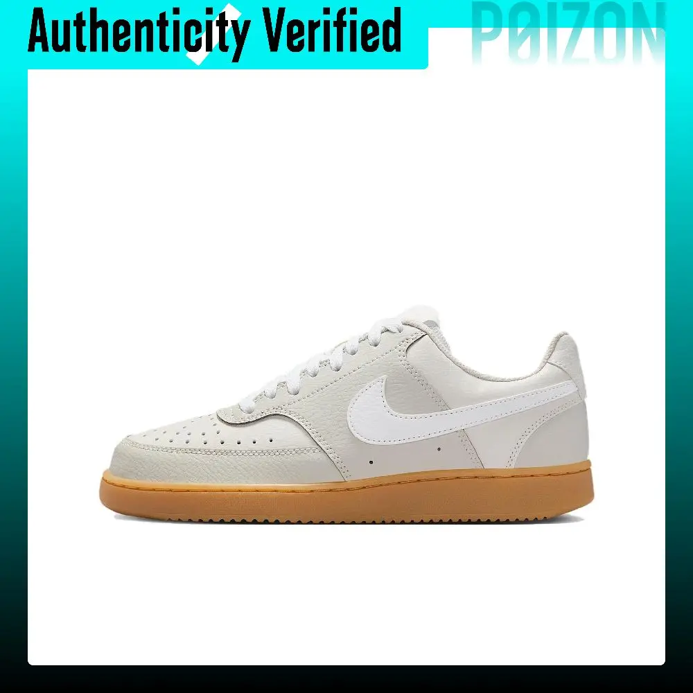 Nike Court Vision Low top Skateboard Shoes Women's Gray White IB7939-072