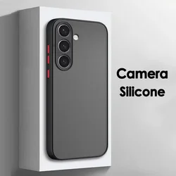 Fundas Shockproof Matte Case For Samsung Galaxy F15 A55 A35 A25 A15 A54 A34 A14 A33 A23 A24 A73 A53 A72 A22 A05 A05S Armor Cover
