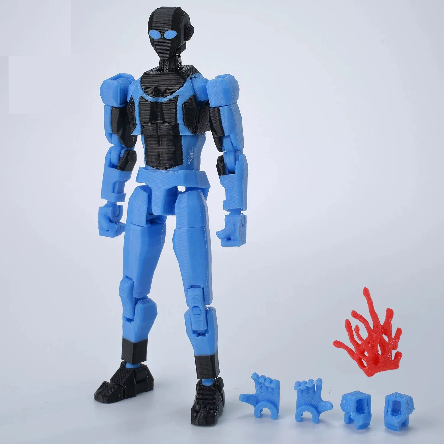 

3D Printed NEWInvincibles Tech Jacker Titan13 Lucky13 Action Figure Motorcycle Multi-Jointed Collectible Model Toy