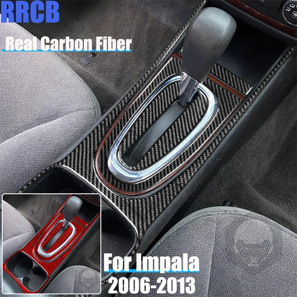 

Настоящие автомобильные аксессуары из углеродного волокна, объемный комплект переключения передач, декоративная накладка, мягкая наклейка для Chevrolet Impala 2006-2013