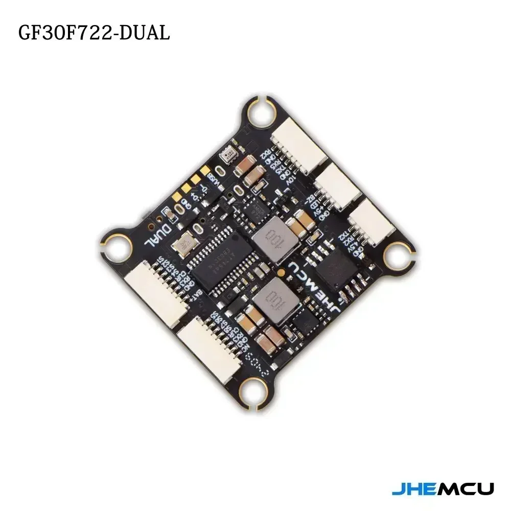 TopEsJHEMCU GF30 F722 Dual Redundant Flight Controller, Dual BEC & Gyro For 3-6S FPV Freestyle Drone, Professional Fail-Safe FC