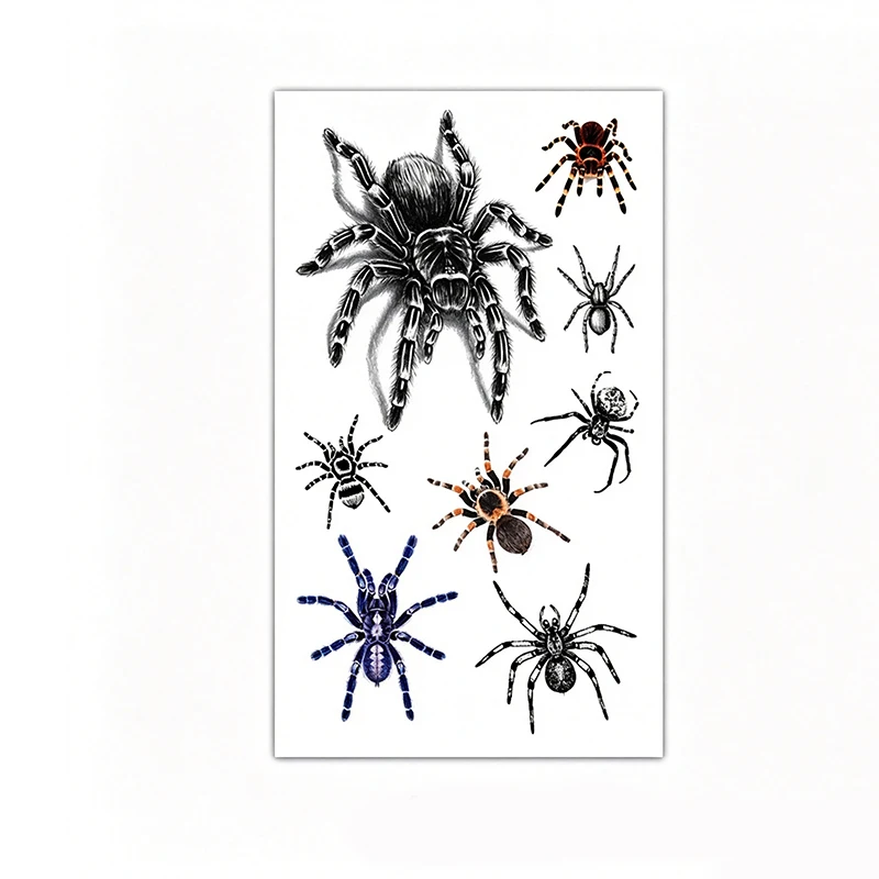 Face And Arm Decorative Halloween Tattoo Stickers,  Suitable for Halloween Party Makeup Performances And Temporary Body Art Deco