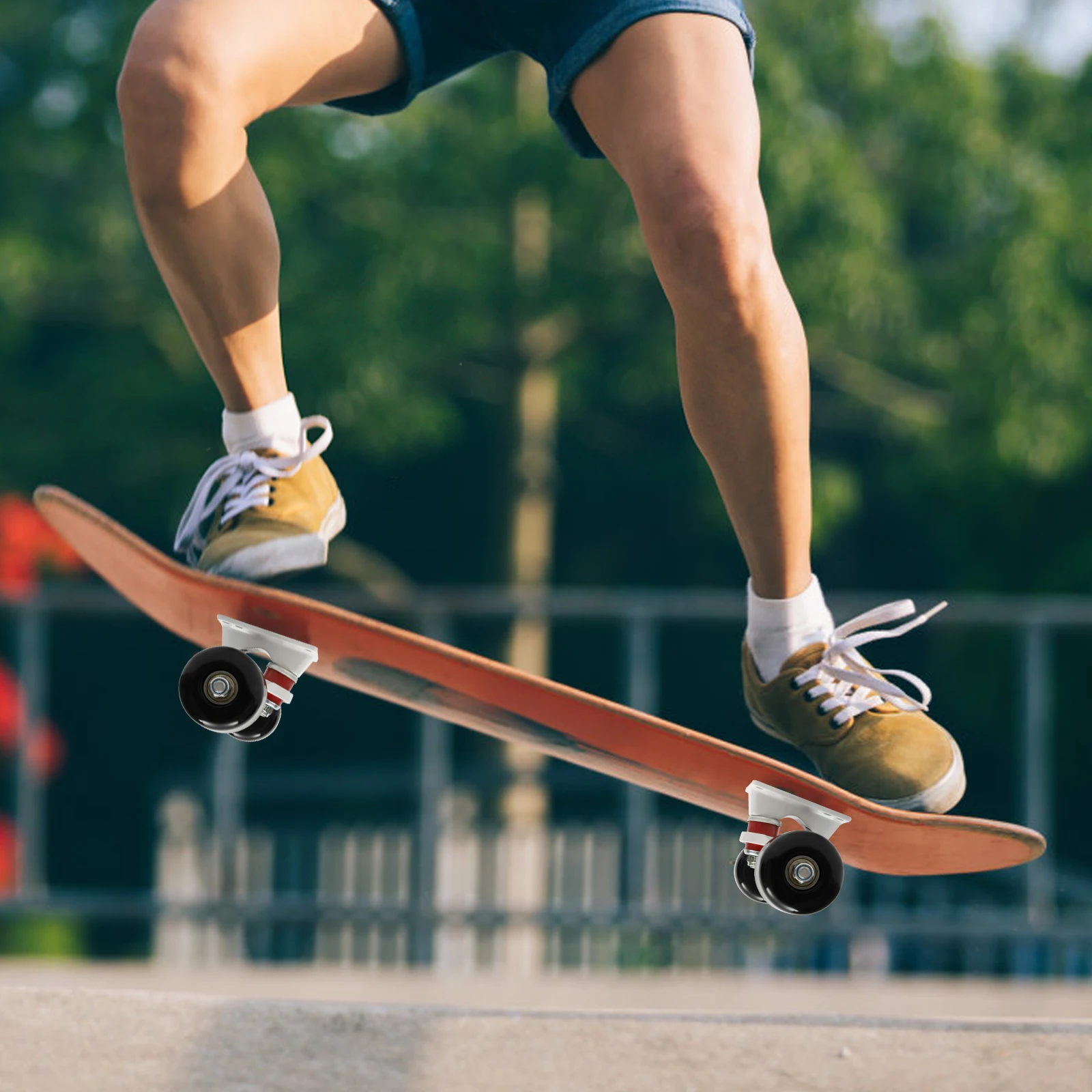 ترقية رحلتك! مجموعة شاحنة لوح التزلج الصلابة 85A، مثالية للتزلج في الشوارع وبناء DIY #2