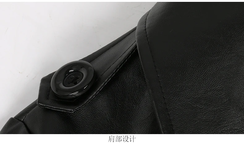 Mauroicardi Spring Autumn Waterproof Black Soft Pu Leather Trench Coat for Women Belt Double Breasted Floor Length Overcoat 2025
