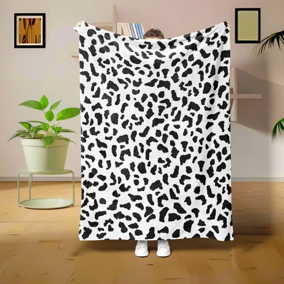 Heißes Muster Flanelldecke Kuh Zebra Tigger Giraffe Überwurf Home Sofa Mittagspause Decken Kinder Student Decken Nickerchen Geschenke