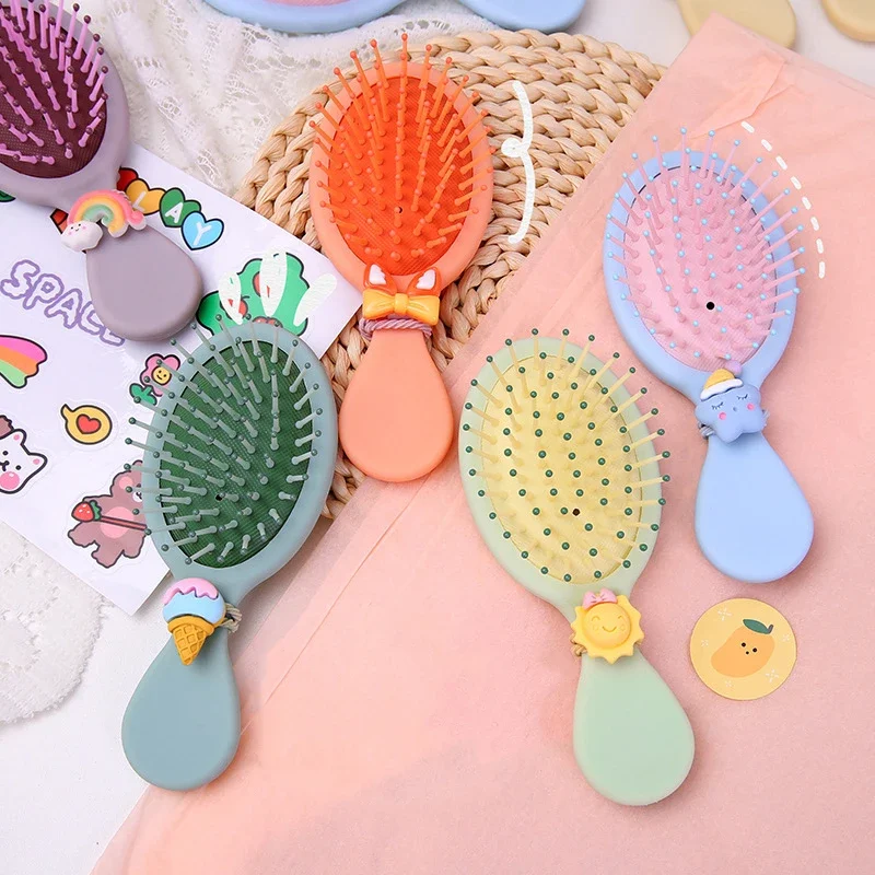 

Portable Candy Color Hairbrush for Women Baby Mother-kids Things Air Cushion Untangling Hair Brush Comb Massage Comb