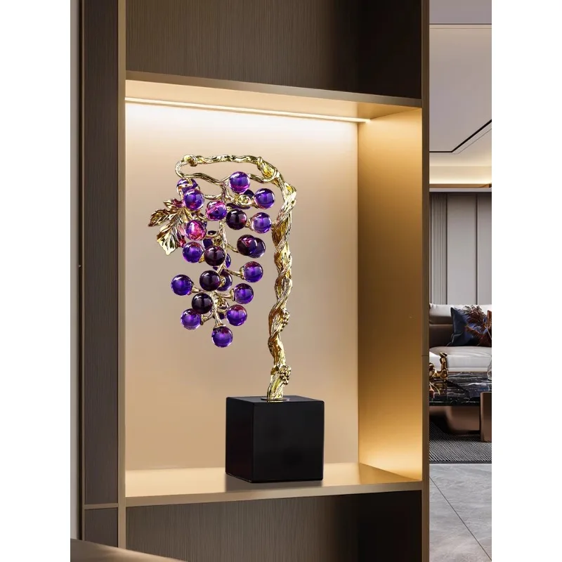 

Indoor furniture fortune tree ornament living room light luxury high-end high-end entrance decoration Suitable for indoor use