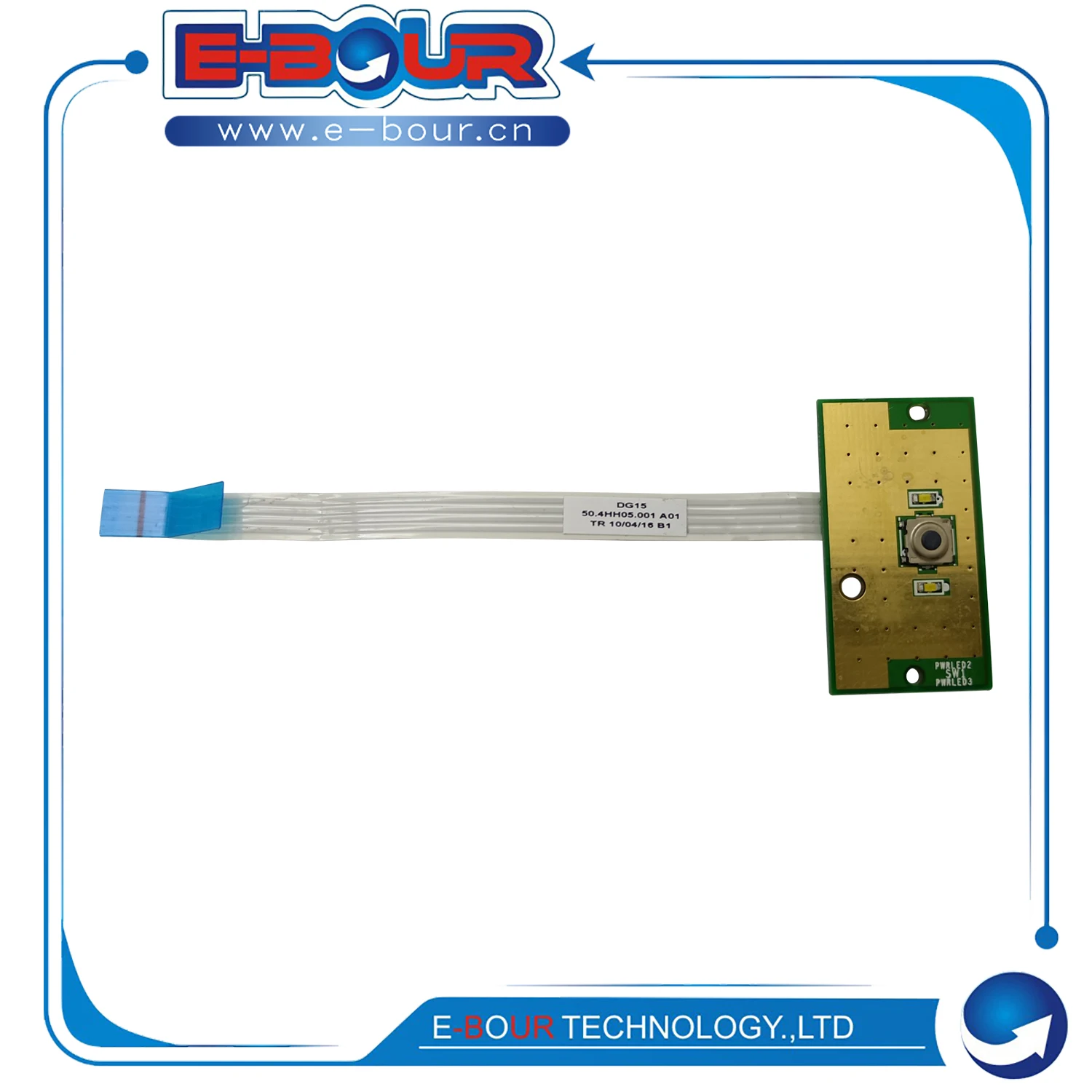 ملحقات إصلاح الكمبيوتر المحمول on/off التبديل ، ل de n5010 50.4hhh05. 001 ، لوحة زر الطاقة مع كابل الشريط المرن