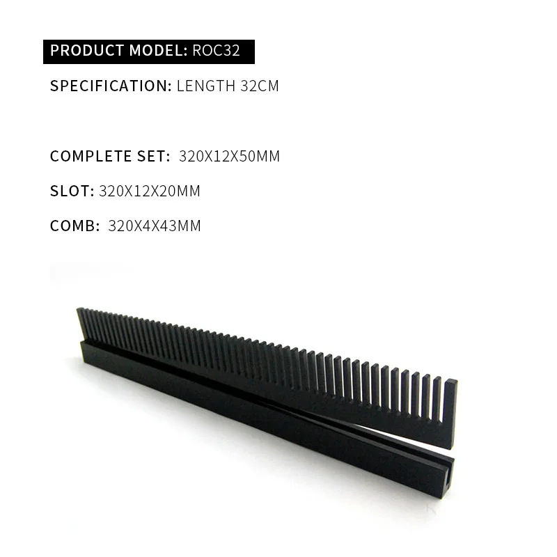 Acrylic Fish Comb for Overflow Box, Marine Overflow Comb, OSC-1
