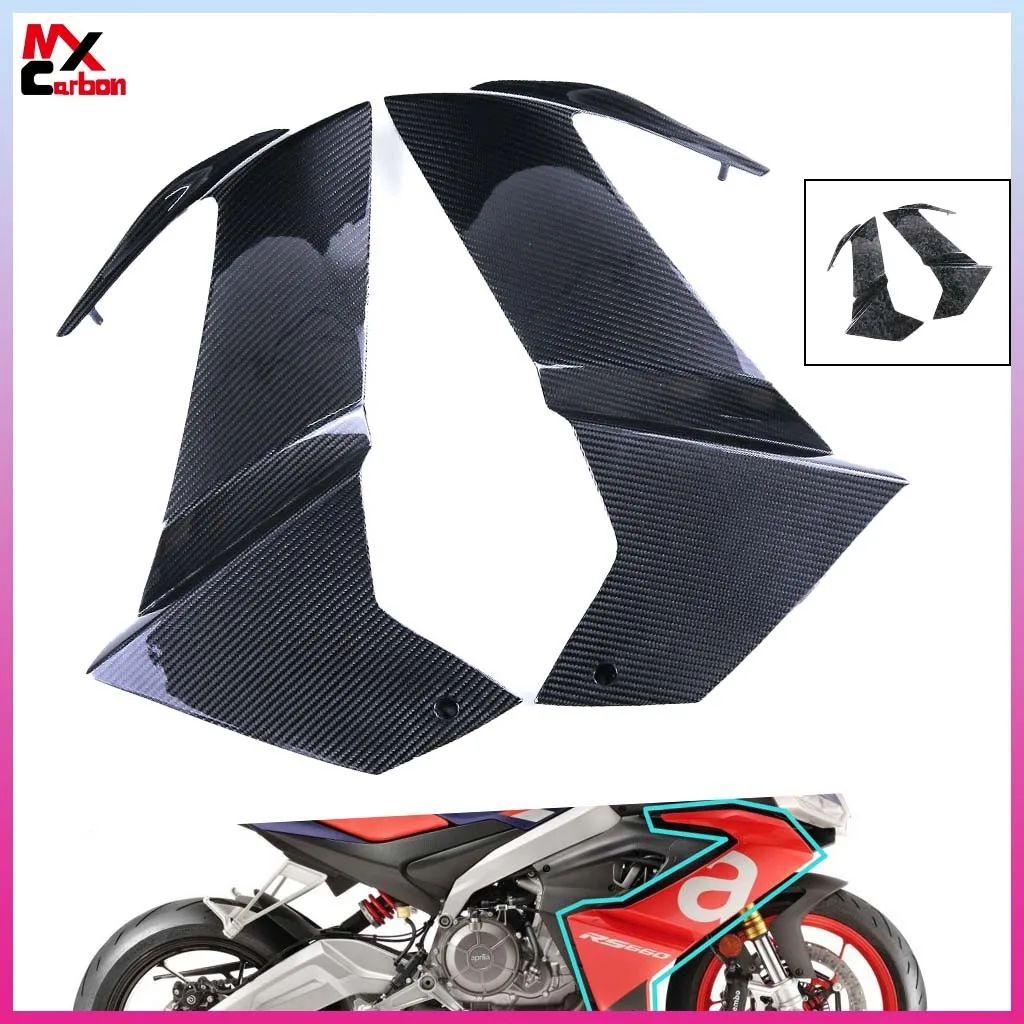 

3k 100% Full Carbon Fiber Side Panels Cover Motorcycle Spoiler Fairing Accessories For Aprilia RS660 2021 2022