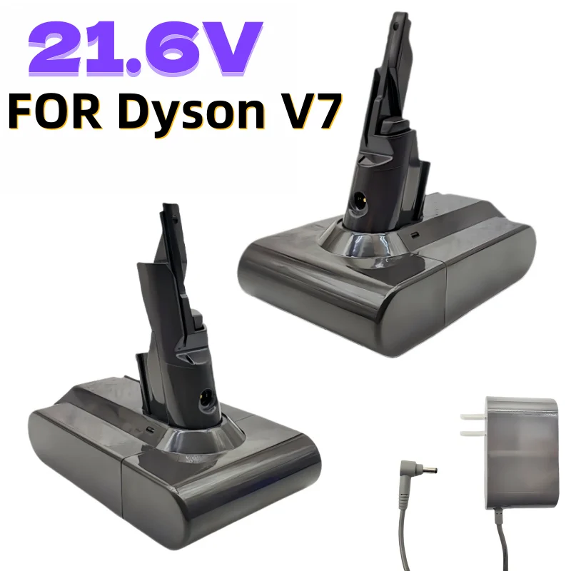 

V7 12800mAh 21.6V FOR Dyson V7 Battery V7 Animal Trigger Electric Head Pro Fluffy SV11 Handheld Vacuum Cleaner Backup Battery