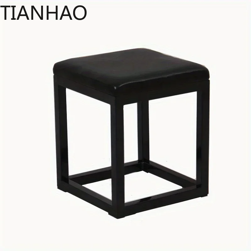 Nordic Dressing Simple  Square Wrought Iron Shoe Changing Hair Clothing Store Fitting Room