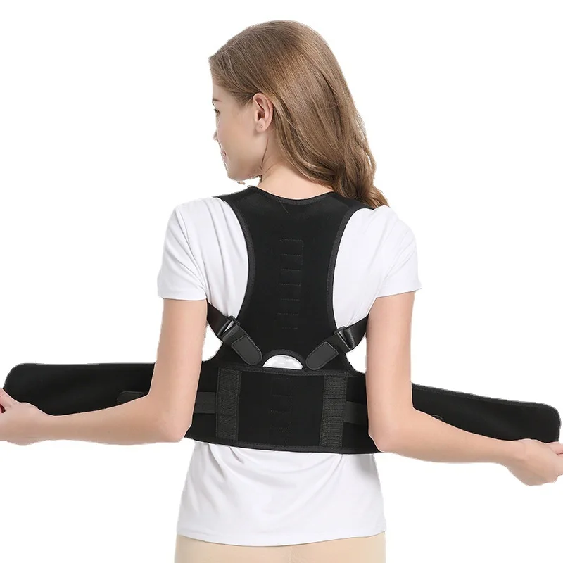 Magnetic Orthopedic Posture Corrector Scoliosis Magnet Humpback Girdle Back Brace Spine Neoprene Pain Support Belt For Man Woman