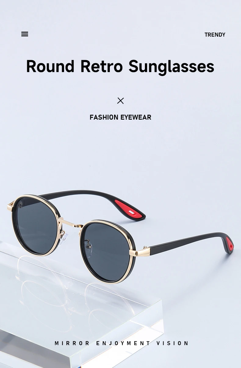 Neue Retro Pilot UV400 Sonnenbrille Männer Frauen Marke Designer Sonnenbrille Unisex Outdoor Shades Klassische Trendy Brillen – Detail 1