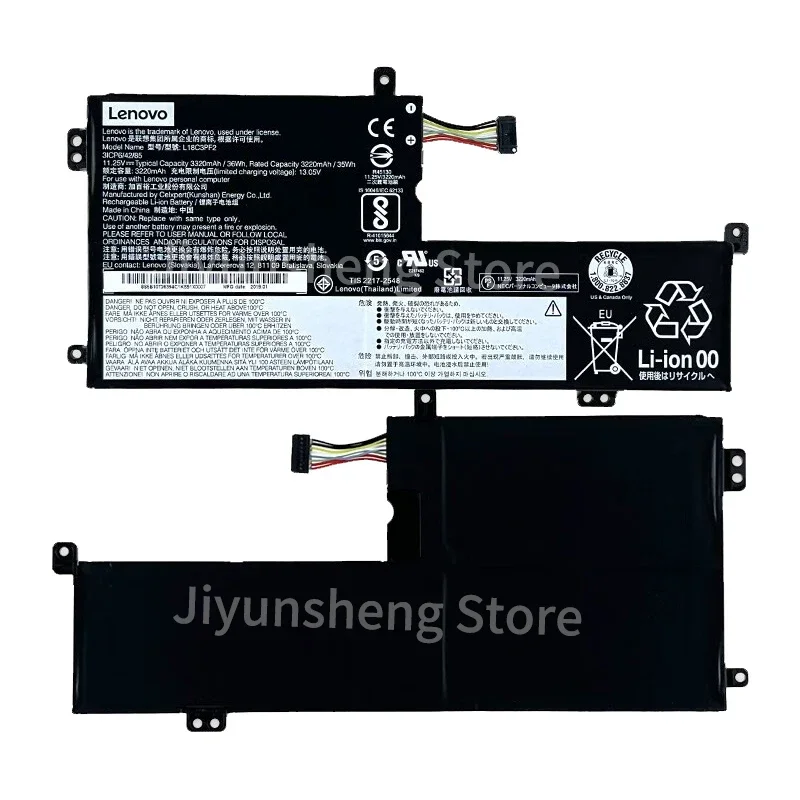 L340-15IWL Mini S540-15 Lenovo baru baterai Laptop asli V155-15API 11.25V 36Wh 3320mAh