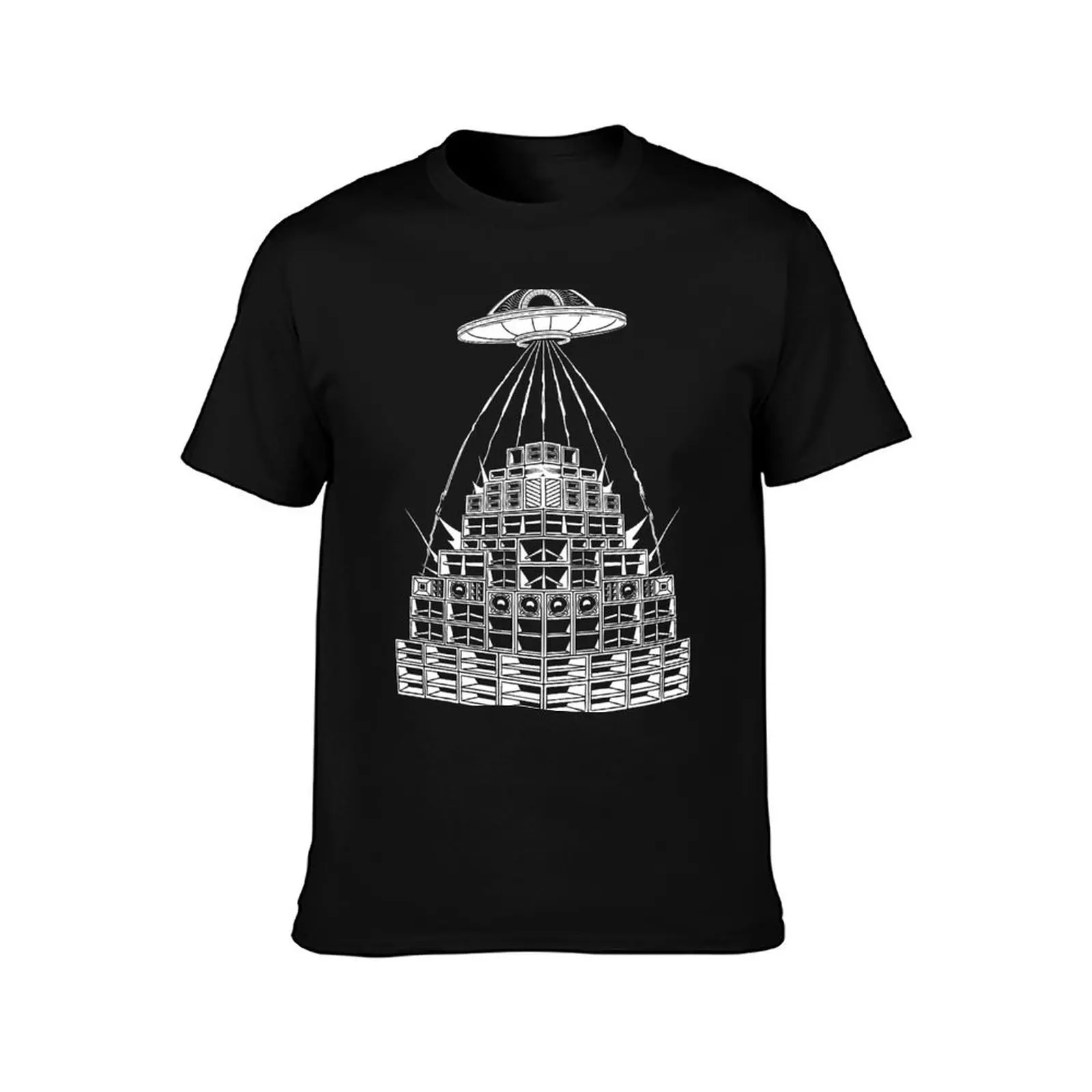 DMT Alien UFO Sound System T-Shirt Casual Daily Graphic Tee