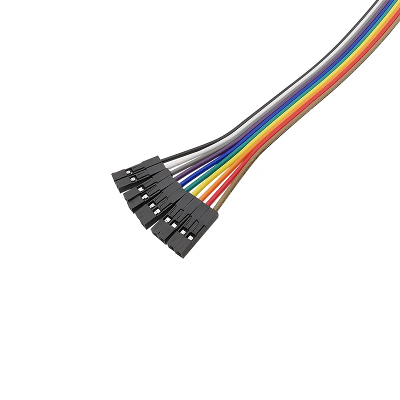 Flat Test Hooks Logic Analyzer Clips Gripper Probe Breadboard Jumper Wire Test Leads For IC Electronic Testing 20/30CM