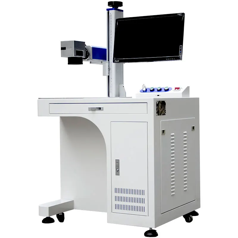 

Fiber Gold Marking Jewelry Engraving Machines Small Desktop Model 20W/35W/40W Power Price