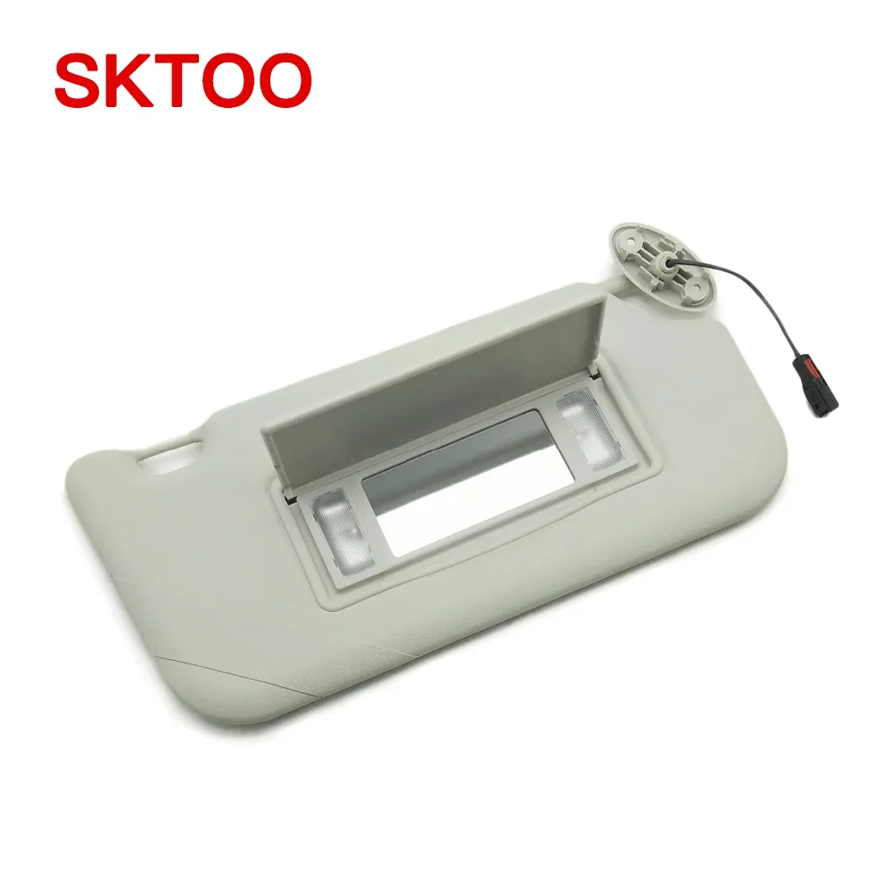 

SKTOO sun visor For Ford Focus (2012-2017) with a make-up mirror sun visor car sun visor With light gray