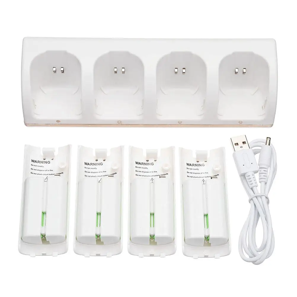 

Charging Batteries Reusable Charger Four Slots High-end 4 Plastic