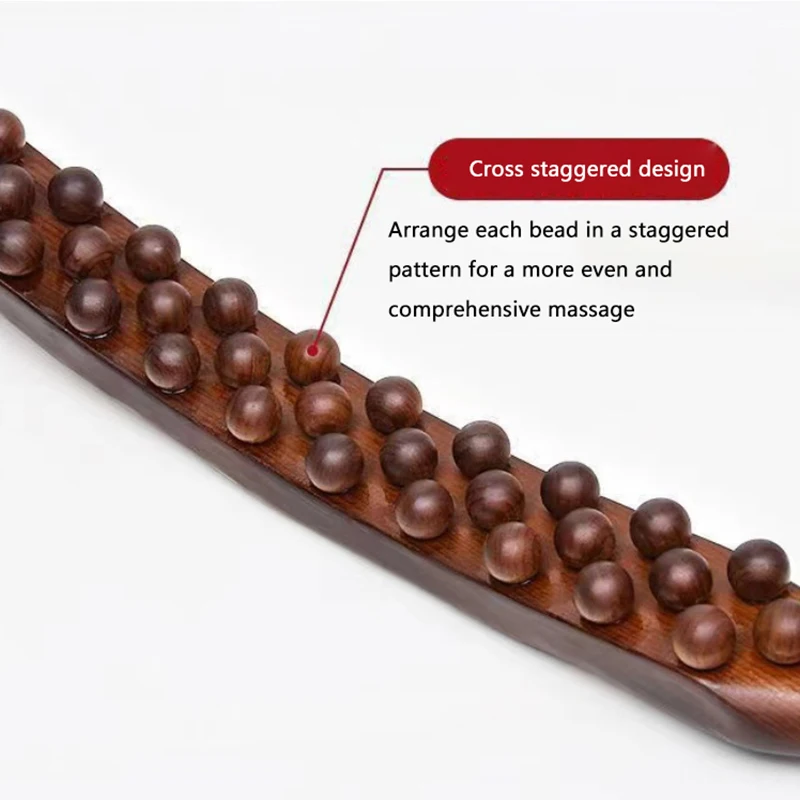 59/65 الخرز المتداول ثلاثة صفوف دبوس الجسم كله العالمي الظهر إبرة تدليك جواشا خط الدم التجريف الاسترخاء أداة العلاج