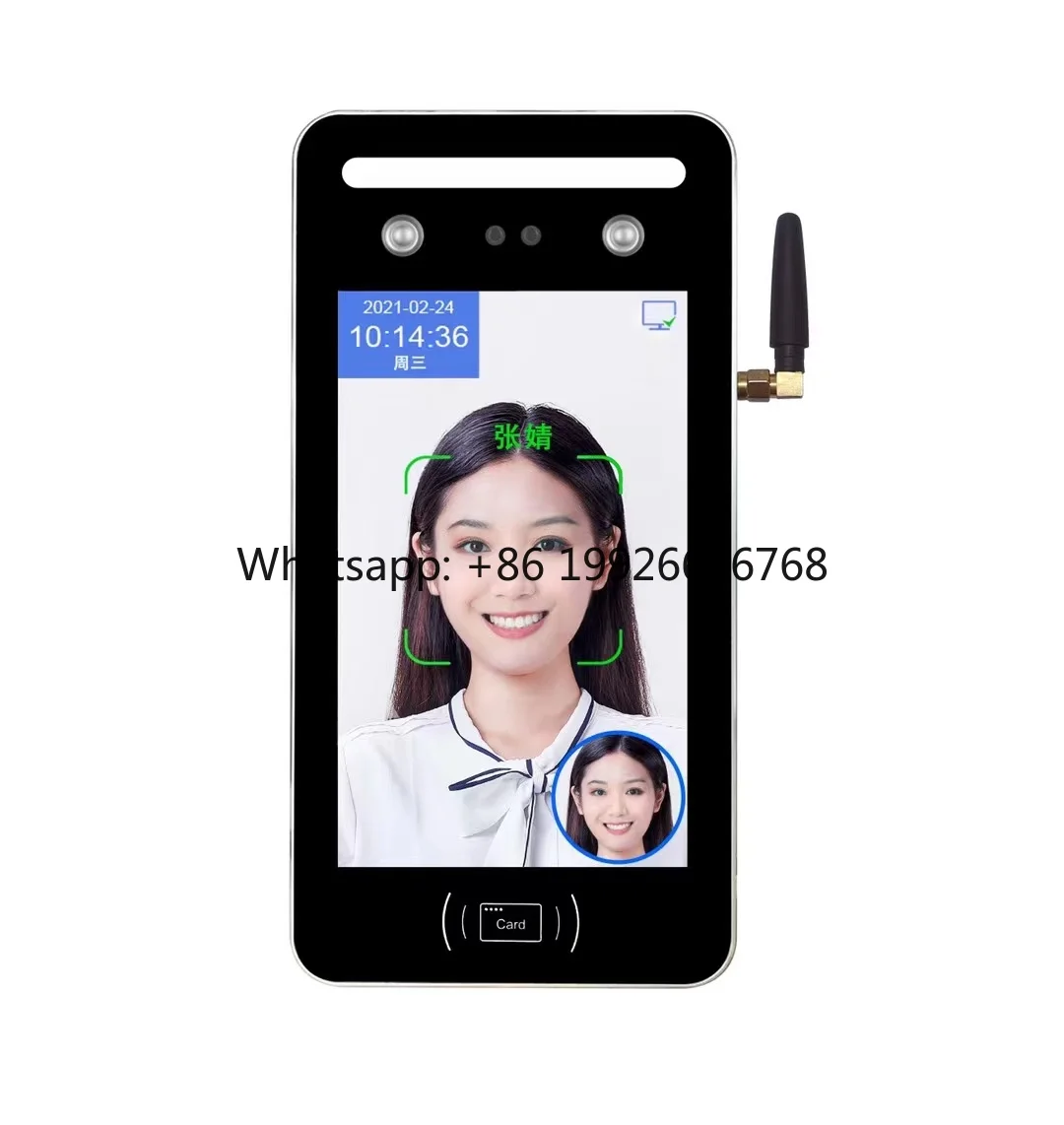 SDK API 8-inch Face Recognition Door Lock Attendance Biometric Access Control Products Wiegand RS485 Factory OEM WIFI