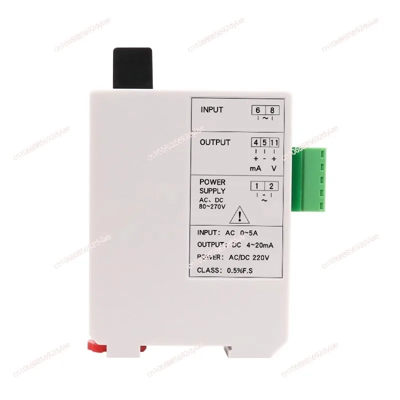 AC current voltage transmitter JD194-BS4I current transformer voltage sensor AC0-5A to 4-20mA