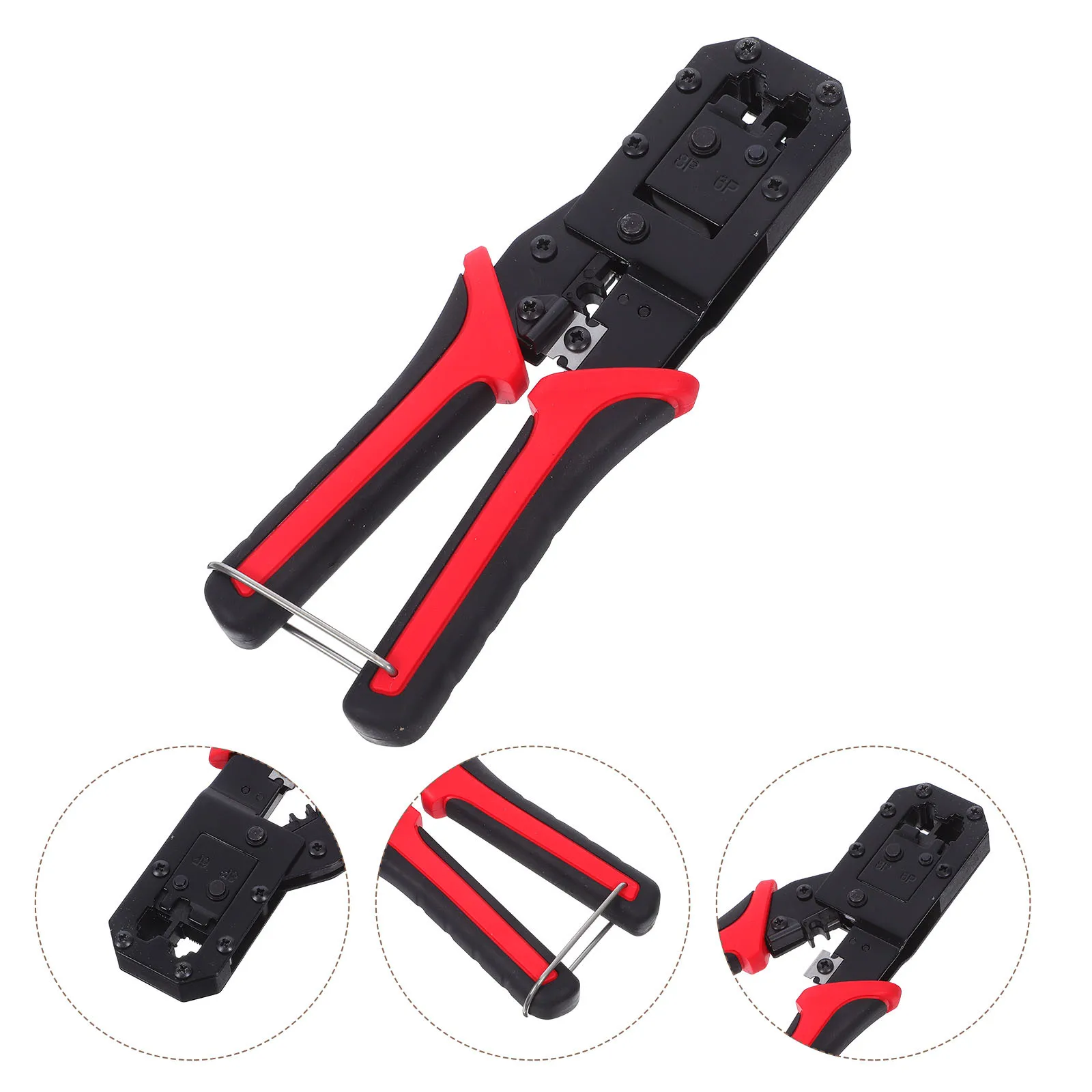 

Network Tool Set Cable Stripper Ethernet Pliers Press Multi-function Wire Stripping Multifunction Crimping Kit Functional
