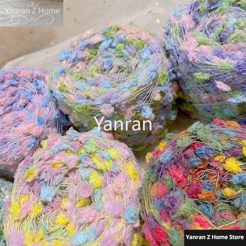 Duan Dye Cotton Yarn Long Distance Chrysanthemum Bean Macaron Mantian Star Handmade DIY Knitting Wiring 50g Yarn Bulk