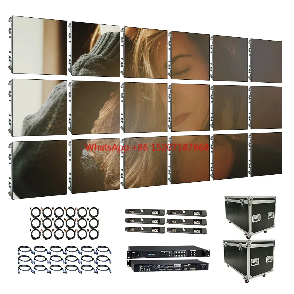 

P2.9 P2.97 Wall Display Stage Backdrop Dj Media Facades Video Support Truss Concert Background Back 2.9mm Led Screen