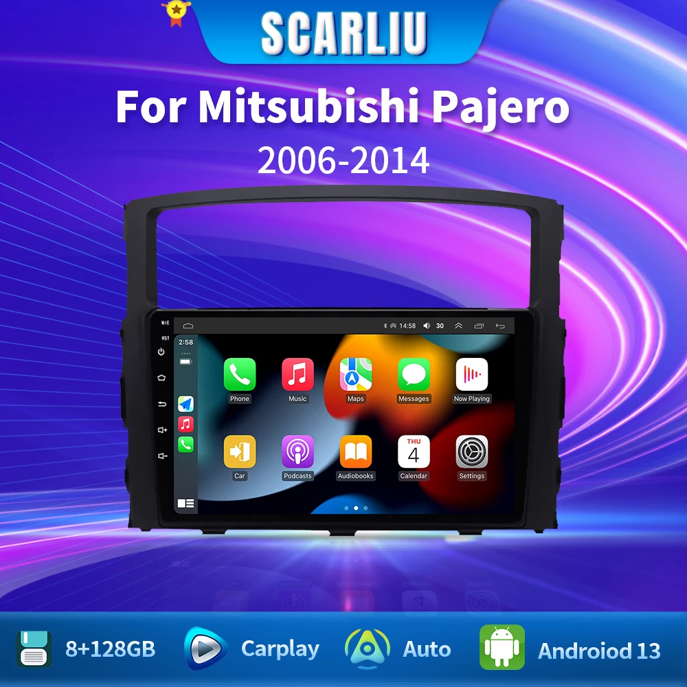 

Car Radio For Mitsubishi Pajero 4 V80 V90 2006-2014 Pajero 4 Multimedia Video Player GPS 2Din DVD Stereo 4G Carplay Head Unit