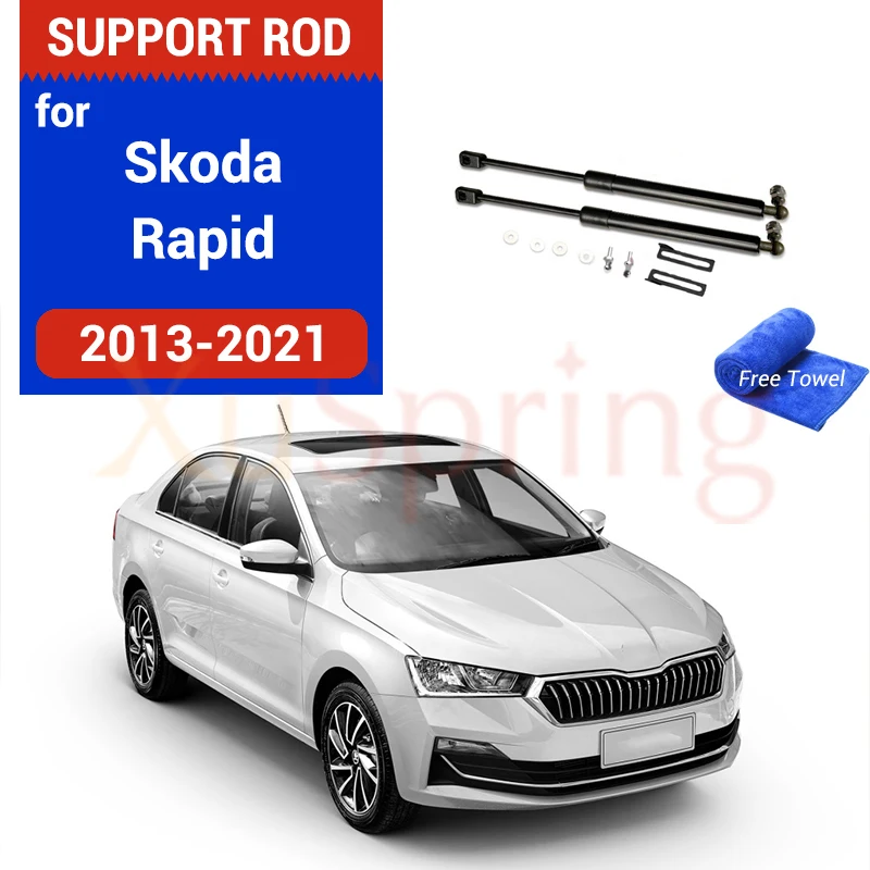 Car Engine Cover Support Damper Absorber Rod Strut Bars Accessories For Skoda Rapid 2013 2014 2015 2016 2017 2018 2019 2020 2021