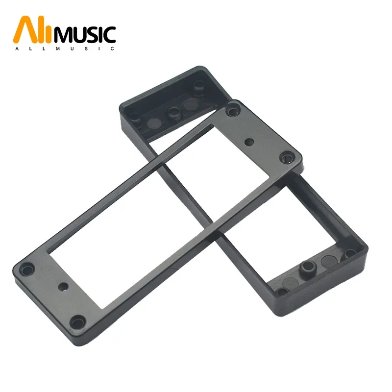 

30 шт. плоских изогнутых мини-рамок для 6-струнных гитарных звукоснимателей хамбакер, 94x34.8 мм, монтажное кольцо, высота 6/10 мм, внутренний размер 68.7x28 мм, для гитарных звукоснимателей