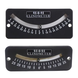 45-0-45 25-0-25 Inclinometer Mini Protractor Angle Indicator Measuring Instrument Tilt Gauge Slope Locator Meter M4YD