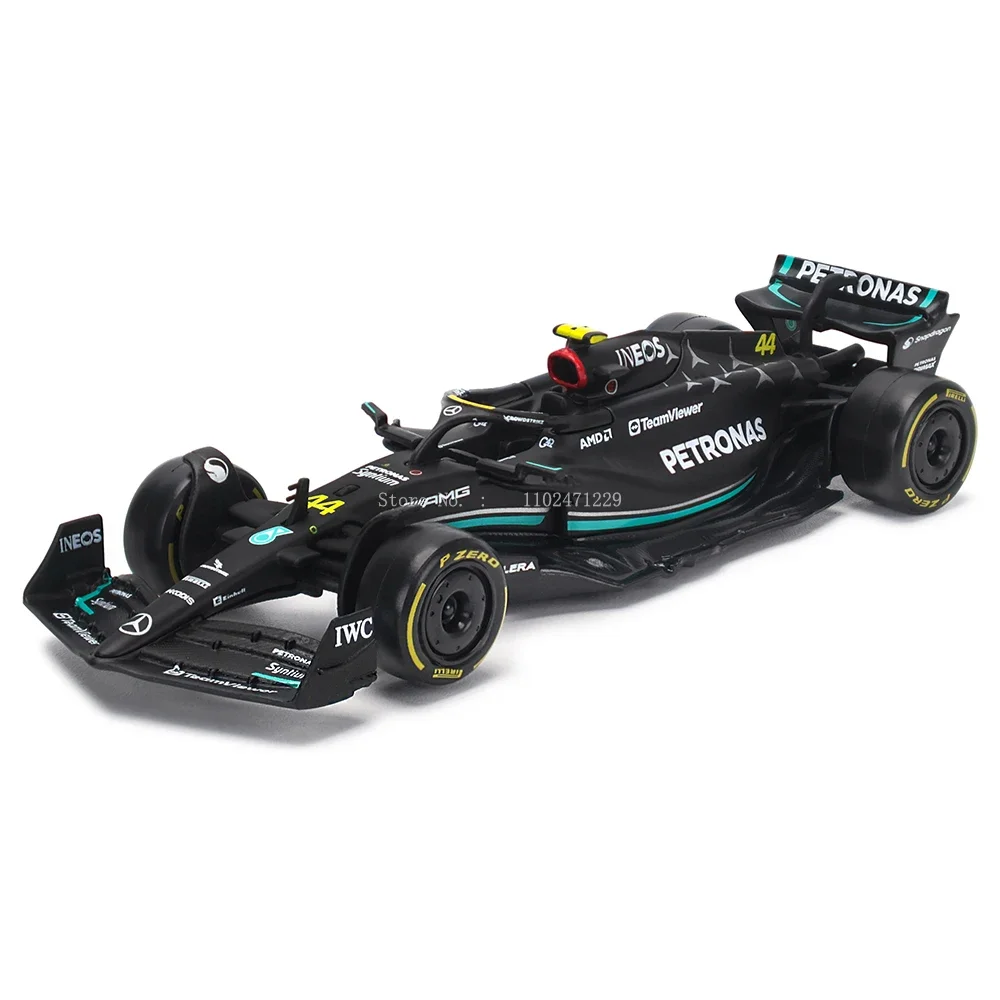 Bburago 1:43 NEW 2023 Mercedes-AMG Team W14 44# Hamilton 63# Russell Formula One Alloy Super Toy Die cast car model