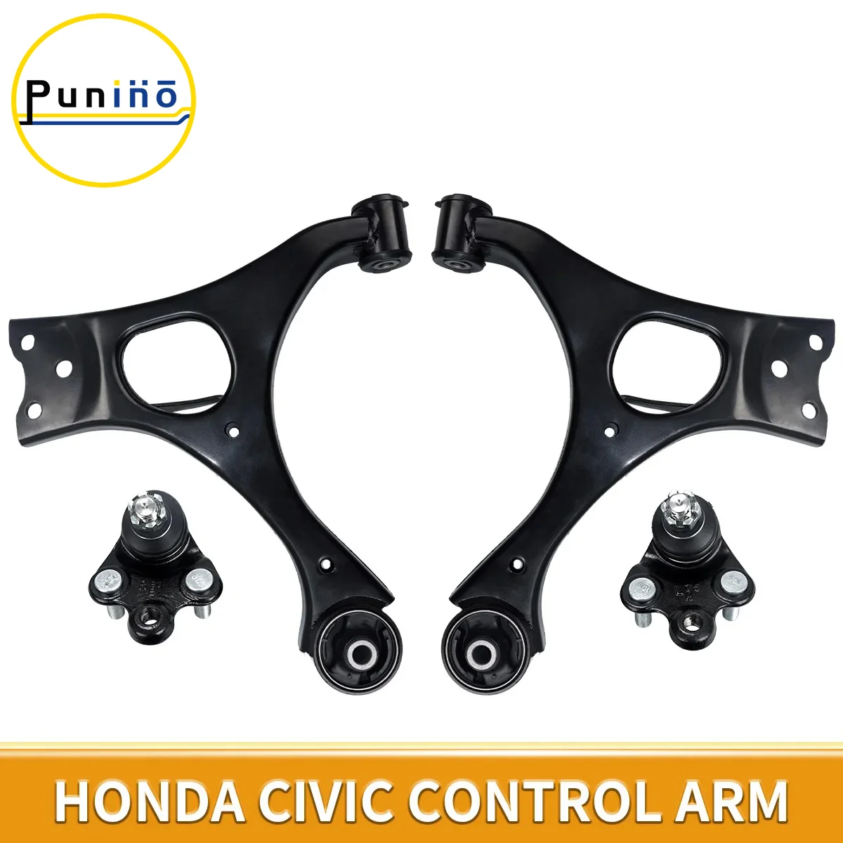 

Punino 4pcs Front Lower Suspension Kit Control Arms Ball Joints Set for HONDA CIVIC ACURA CSX 2006 2007 2008 2009 2010 2011