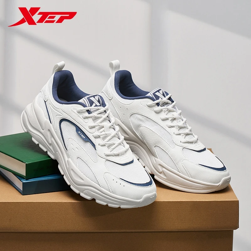 Xtep Nomadism TD Shoes For Men 2024 Autumn Street Style  Casual Shoes Durability Increase Comfortable Sneakers 876319320041