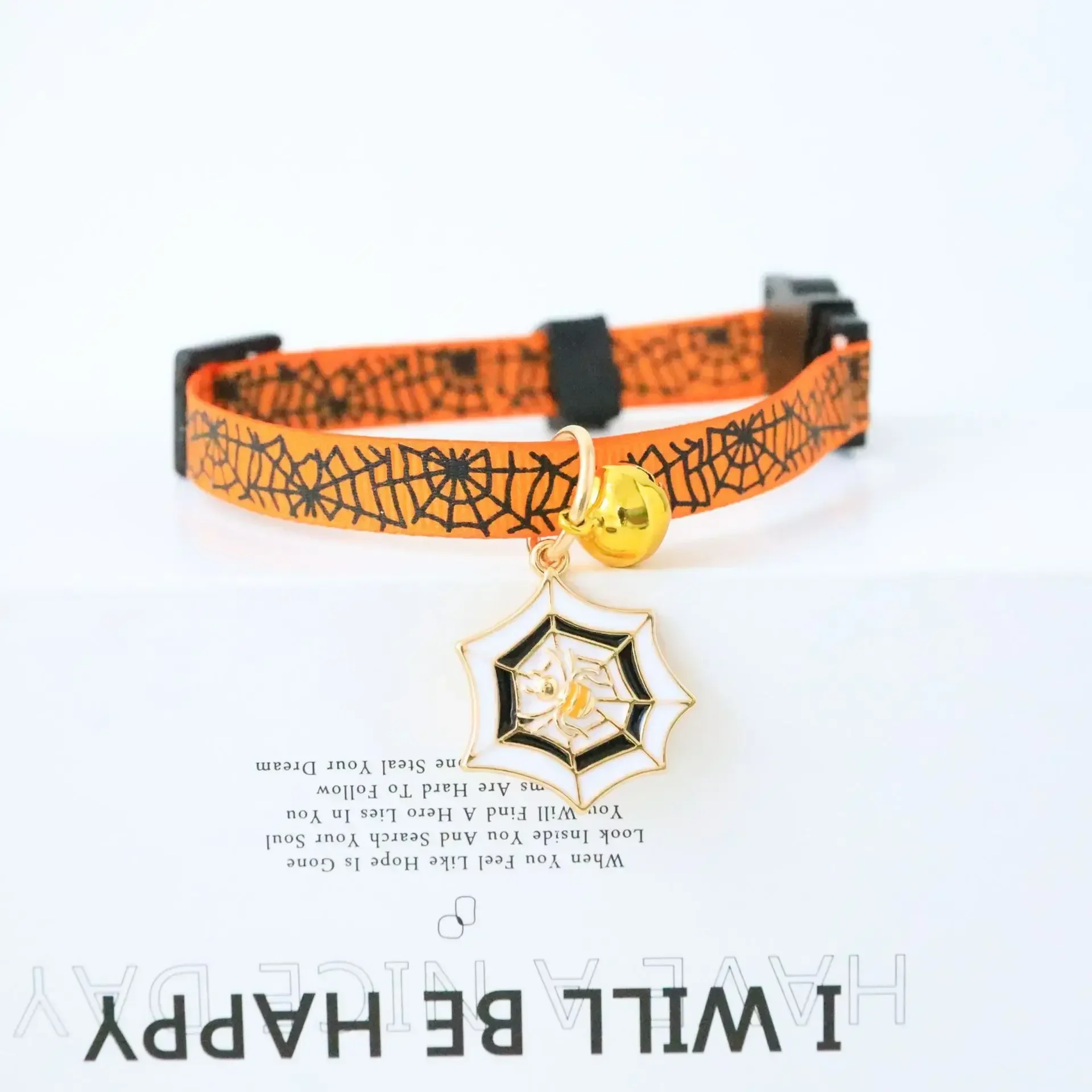 New Cat Halloween Collars Dog Collar with Bells for Small Dogs Cats Festivals Kitten Accessories